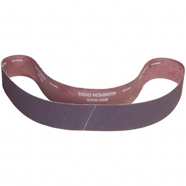 Norton - 1-1/2" Wide x 60" OAL, Aluminum Oxide Abrasive Belt - Aluminum Oxide, Coarse, Nonwoven, X Weighted Cloth Backing - Makers Industrial Supply