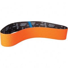 Norton - 4" Wide x 60" OAL, 40 Grit, Ceramic Abrasive Belt - Ceramic, Coated, Y Weighted Cloth Backing - Makers Industrial Supply