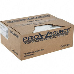 PRO-SOURCE - 24 Gal Capacity, Clear, Linear Low-Denstiy Polyethylene (LLDPE), Hazardous Waste Bag - 4 mil Thick x 18" Wide x 30" High, Flat Pack - Makers Industrial Supply