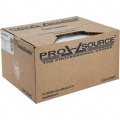 PRO-SOURCE - 24 Gal Capacity, Clear, Linear Low-Denstiy Polyethylene (LLDPE), Hazardous Waste Bag - 6 mil Thick x 18" Wide x 30" High, Roll - Makers Industrial Supply