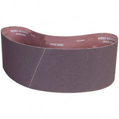 Norton - 6" Wide x 48" OAL, 100 Grit, Aluminum Oxide Abrasive Belt - Aluminum Oxide, Coated, X Weighted Cloth Backing - Makers Industrial Supply