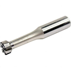 Iscar - Axial Clamp, Straight Shank Modular Reamer Body - 19.05mm Shank Diam, 1.97" Shank Length, 5.43" OAL, 87.88mm Body Length, 20mm Reamer Head Diam Compatibility, Right Hand Cut - Makers Industrial Supply