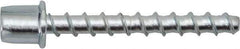 Powers Fasteners - 3/8" Zinc-Plated Steel Vertical (End Drilled) Mount Threaded Rod Anchor - 1/4" Diam x 2-1/2" Long, 4,270 Lb Ultimate Pullout, For Use with Concrete/Masonry - Makers Industrial Supply