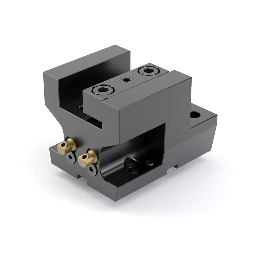 Global CNC Industries - Turret & VDI Tool Holders; Type: Mori OD Facing Block ; Clamping System: 70mm X 62mm ; Tool Axis: OD ; Through Coolant: No ; Outside Diameter (Decimal Inch): 1.0000 ; Additional Information: 4 Mounting Holes - Exact Industrial Supply