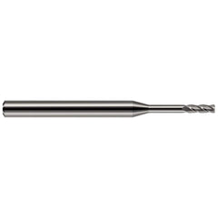 Harvey Tool - 1/32" Diam 4 Flute Solid Carbide 0.01" Corner Radius - Exact Industrial Supply