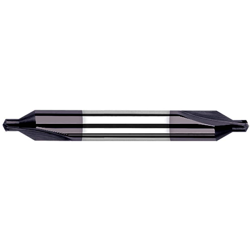 Combo Drill & Countersink: #3, 1/4″ Body Dia, 118 ™, Solid Carbide AlTiN Finish, 7/64″ Point Dia, 7/64″ Point Length, 2″ OAL, Right Hand Cut, Series Combined Drill & Countersinks