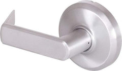 Stanley - Grade 2 Dummy Lever Lockset - 2-3/4" Back Set, Zinc, Satin Chrome Finish - Makers Industrial Supply