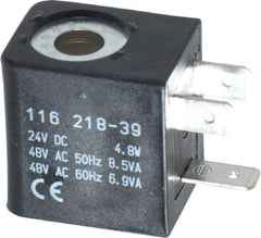 ARO/Ingersoll-Rand - 24 DC Volt, Din Connection Coil Lead Length, Class F, Solenoid Coil - 4.8 Watt, NEMA 4 Enclosure, Use with ARO Solenoid Valve - Makers Industrial Supply