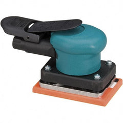 Dynabrade - 10,000 OPM, 13 CFM Air Consumption, Palm Air Orbital Sander - Rectangular Pad, 1/4 NPT Inlet - Makers Industrial Supply