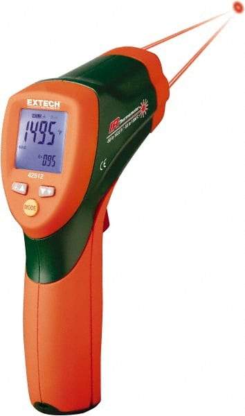 Extech - -50 to 1000°C (-58 to 1832°F) Infrared Thermometer - 30:1 Distance to Spot Ratio - Makers Industrial Supply