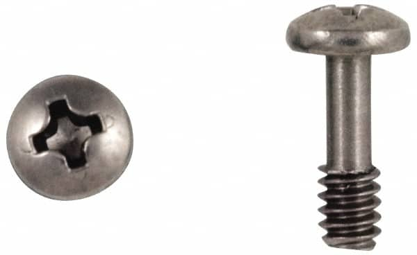 Made in USA - Phillips Drive #4-40 UNC 1" Length Under Head Captive Screw - Makers Industrial Supply