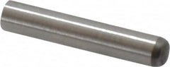 Made in USA - 2.5mm Diam x 14mm Pin Length 416 Stainless Steel Precision Dowel Pin - C 36-42 Hardness, 1 Beveled & 1 Rounded End - Makers Industrial Supply