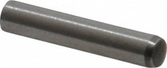 Made in USA - 3mm Diam x 16mm Pin Length 416 Stainless Steel Precision Dowel Pin - C 36-42 Hardness, 1 Beveled & 1 Rounded End - Makers Industrial Supply