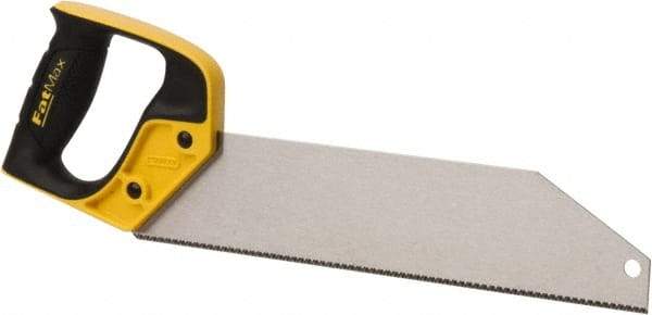 Stanley - 12" Steel Blade PVC Saw - Plastic Handle, Closed Grip, 15" OAL - Makers Industrial Supply