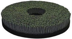 Osborn - 14" 120 Grit Silicon Carbide Crimped Disc Brush - Fine Grade, Plain Hole Connector, 1" Trim Length, 7/8" Arbor Hole - Makers Industrial Supply