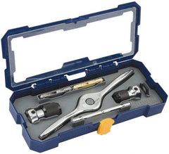 Irwin - 1/4 to 1/2" Tap Compatibility, T-Handle, Tap Wrench Set - 10-3/4" Overall Length - Exact Industrial Supply