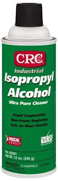 CRC - 16 oz Aerosol Cleaner/Degreaser - Isopropanol Alcohol - Makers Industrial Supply