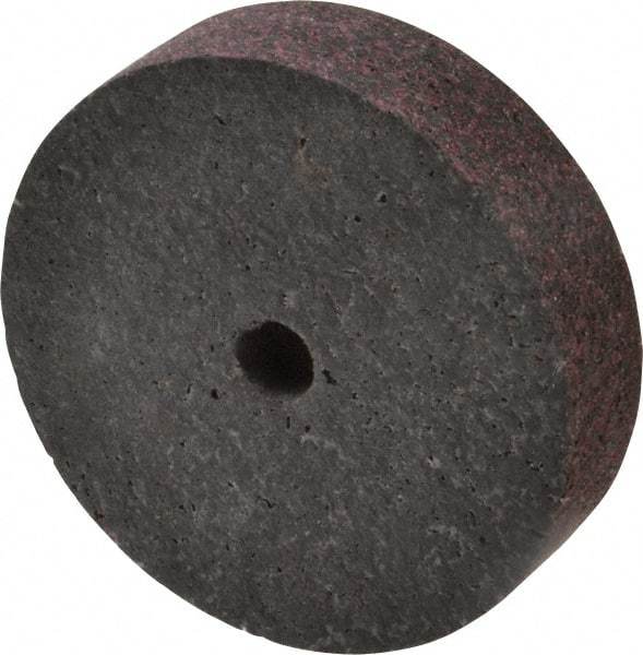 Brite Star - 2" Diam, 1/2" Face Width, 1/4" Center Hole, Medium Grade, Aluminum Oxide Deburring Wheel - Unitized, Hard Density 7 Grade, 22,100 RPM - Makers Industrial Supply