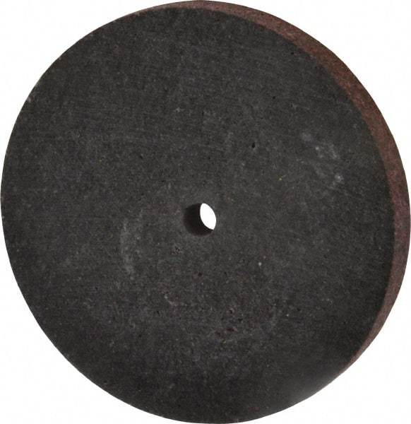 Brite Star - 3" Diam, 1/4" Face Width, 1/4" Center Hole, Medium Grade, Aluminum Oxide Deburring Wheel - Unitized, Hard Density 7 Grade, 15,100 RPM - Makers Industrial Supply