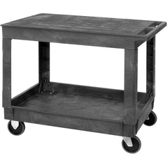 Mobile Utility Cart: Plastic, Gray