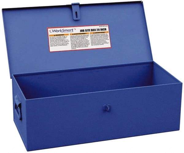 Value Collection - 28-5/16" Wide x 12-3/8" Deep x 11-1/8" High Job Site Welder's Box - Steel, Blue - Makers Industrial Supply