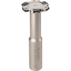 Iscar - Shank Connection, 7/16" Depth of Cut, 1-1/2" Cutter Diam, 6 Tooth Indexable Slotting Cutter - 5/8" Shank Diam, ETS-LN08 Toolholder, LNET Insert - Makers Industrial Supply