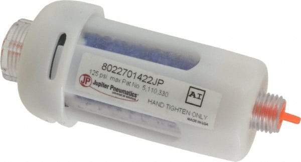 PRO-SOURCE - 15 CFM at 100 psi Inlet, Desiccant Air Dryer - 1/4" NPT Inlet/Outlet x 3-3/4" Long x 1-11/16" Wide x 1.74" High - Makers Industrial Supply