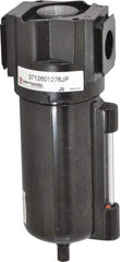 PRO-SOURCE - Filter Automatic Drop Leg Drain with Metal Bowl - 6-1/2" High x 2-3/4" Wide, For Use with Compressed Air Systems - Makers Industrial Supply