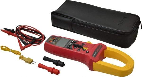 Amprobe - ACD-3300 IND, CAT IV, CAT III, Digital True RMS Clamp Meter with 2.2441" Clamp On Jaws - 750 VAC, 1000 VDC, 1000 AC Amps, Measures Voltage, Capacitance, Current, Frequency, Resistance, Temperature - Makers Industrial Supply