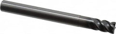 OSG - 10mm, 4 Flute, Single End, Solid Carbide, 0.5mm Corner Radius End Mill - 100mm OAL, 45° Helix, 15mm LOC, 30mm Extended Reach - Makers Industrial Supply