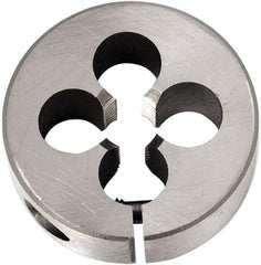 Union Butterfield - 1-1/4 - 12 UNF Thread, 3" Outside Diam Chromium Steel Round Die - 1" Thick, Right Hand Thread, Series 2010, Adjustable - Exact Industrial Supply