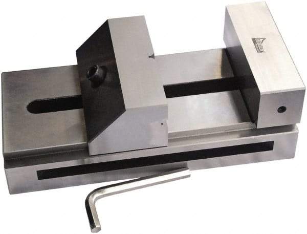 Gibraltar - 5-29/32" Jaw Width, 7" Jaw Opening Capacity, 1.969" Jaw Height, Toolmaker's Vise - Flat Jaw, 0.00012" Parallelism, 0.0002" Squareness, 300mm OAL x 3-15/16" OAH - Makers Industrial Supply