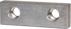 Gibraltar - 3" Wide x 1" High x 1/2" Thick, Flat/No Step Vise Jaw - Soft, Aluminum, Fixed Jaw, Compatible with 3" Vises - Makers Industrial Supply