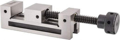 Gibraltar - 1-31/32" Jaw Width, 2-1/2" Jaw Opening Capacity, 1" Jaw Height, Toolmaker's Vise - Flat Jaw, 0.0002" Parallelism, 0.0002" Squareness, 6" OAL x 2.11" OAH - Makers Industrial Supply