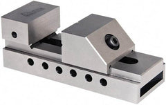 Gibraltar - 2" Jaw Width, 2-3/8" Jaw Opening Capacity, 2-9/16" Jaw Height, Toolmaker's Vise - Flat Jaw, 0.00012" Parallelism, 0.0002" Squareness, 5-1/2" OAL x 1-31/32" OAH - Makers Industrial Supply