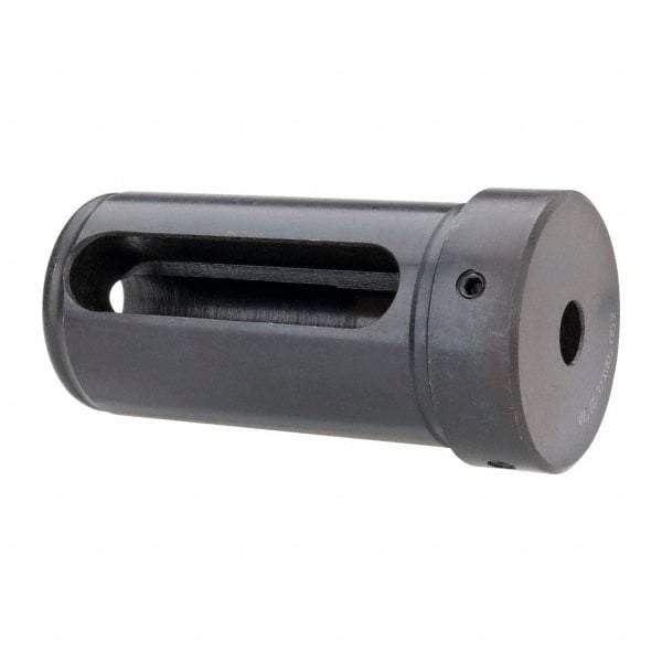 Interstate - 1/2" ID, 2" OD, 3-3/4" Length Under Head, Type Z Lathe Tool Holder Bushing - 3/4" Head Thickness, 3-3/8" Slot Length - Exact Industrial Supply