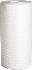 PRO-SAFE - 70 Gal Capacity per Package, Oil Only Roll - 150' Long x 30" Wide, White, Polypropylene - Makers Industrial Supply