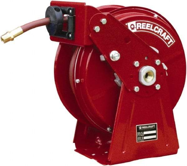 Reelcraft - 35' Spring Retractable Hose Reel - 300 psi, Hose Included - Makers Industrial Supply