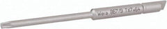 Wera - 4mm Drive, Torx Precision Screwdriver Bit - 2-1/2" OAL - Makers Industrial Supply