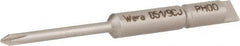 Wera - 4mm Drive #00 Point Precision Phillips Bit - Makers Industrial Supply