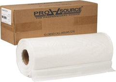 PRO-SOURCE - 2.7 mil Thick, Heavy-Duty Trash Bags - Hexene Resins, Roll Dispenser, 38" Wide x 63" High, Clear - Makers Industrial Supply