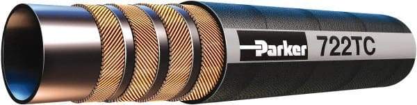 Parker - -12 Hose Size, 3/4" ID x 1.21" OD, 4,000 psi Work Pressure Hydraulic Hose - 4-3/4" Radius, Synthetic Rubber, -40°F to 257°F - Makers Industrial Supply