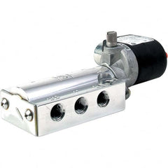 Parker - 120/60 - 110/50 VAC 1/4" NPT Port Aluminum 5-Way, 2 Position Solenoid Valve - Makers Industrial Supply