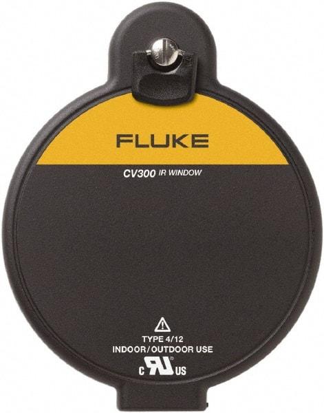 Fluke - 3\x94 Diam, Infrared Viewing Window - 5.62" View Area, .08\x94 Thickness, Use with Fluke IR Cameras - Makers Industrial Supply