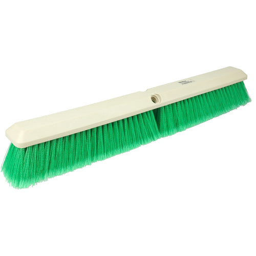 24″ - Green Fine Perma Sweep Broom Without Handle - Makers Industrial Supply