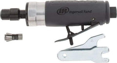 Ingersoll-Rand - 1/4" Collet, Straight Handle, Straight Air Die Grinder - 25,000 RPM, Rear Exhaust, 28 CFM, 0.33 hp, 1/4" Inlet - Makers Industrial Supply