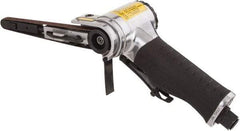 Value Collection - 3/8 x 13 Inch, 20,000 RPM Air Belt Sander - 0.45 Hp, 4 CFM Air Consumption, Rear Exhaust - Makers Industrial Supply