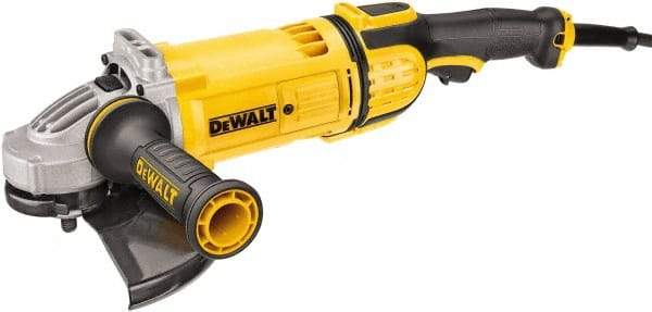 DeWALT - 9" Wheel Diam, 6,500 RPM, Corded Angle & Disc Grinder - 5/8-11 Spindle, 120 Volts - Makers Industrial Supply