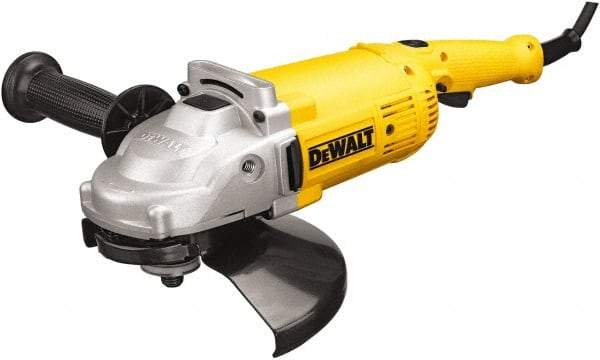 DeWALT - 9" Wheel Diam, 6,500 RPM, Corded Angle & Disc Grinder - 5/8-11 Spindle, 120 Volts - Makers Industrial Supply