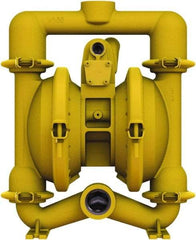 Versa-Matic - 1-1/4 \x96 1-1/2 NPT, Air Operated Diaphragm Pump - Santoprene Diaphragm, Aluminum Housing - Makers Industrial Supply